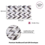 Premium Leatherette Cash Gifting Sagun Envelope - Lace Pattern