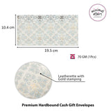 Premium Leatherette Cash Gifting Sagun Envelopes - Floral Pattern