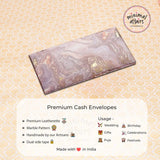 Premium Leatherette Cash Gifting Sagun Envelopes - Marble Pattern