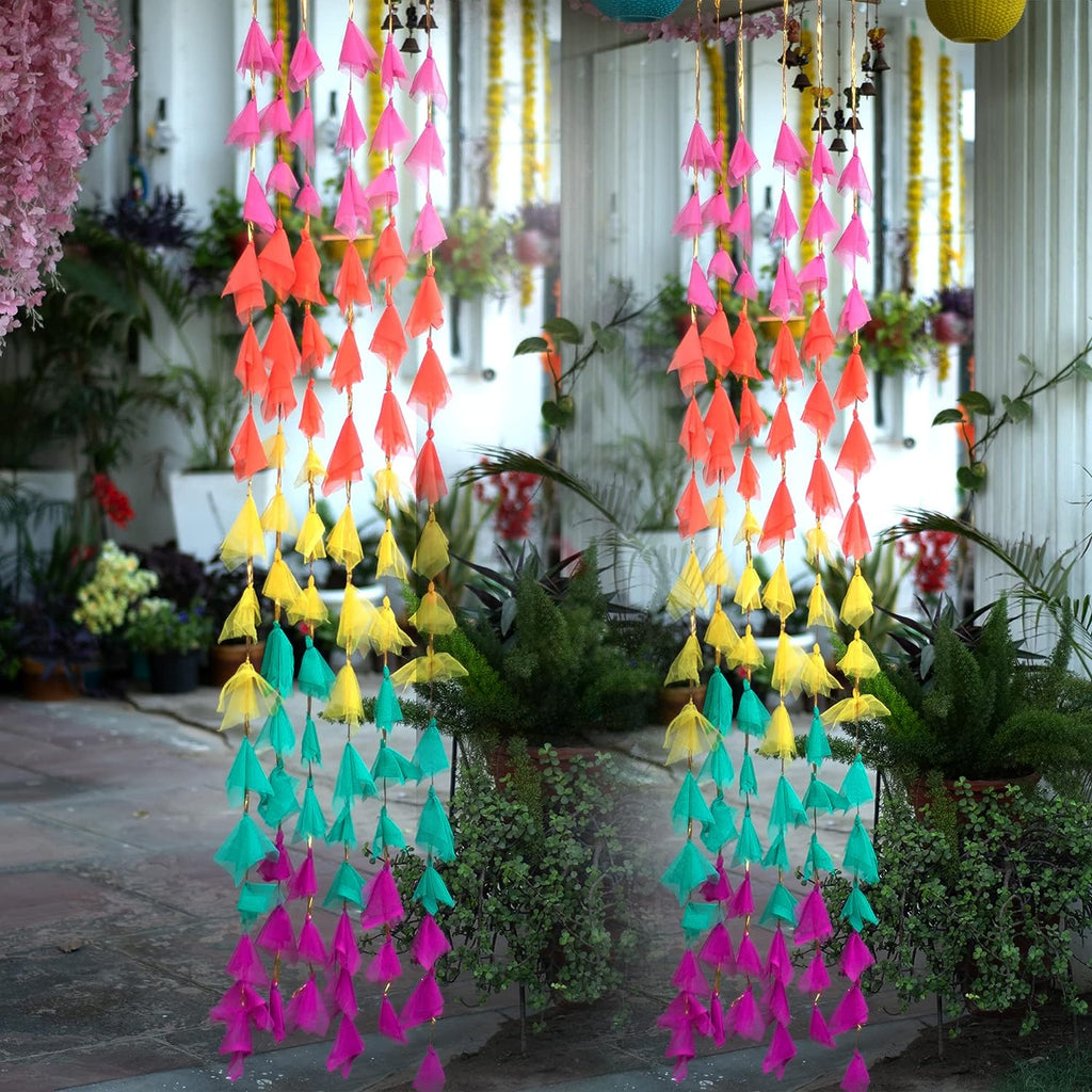 Pom - Pom Hanging Handcrafted Decorative - Festive, Wedding Toran