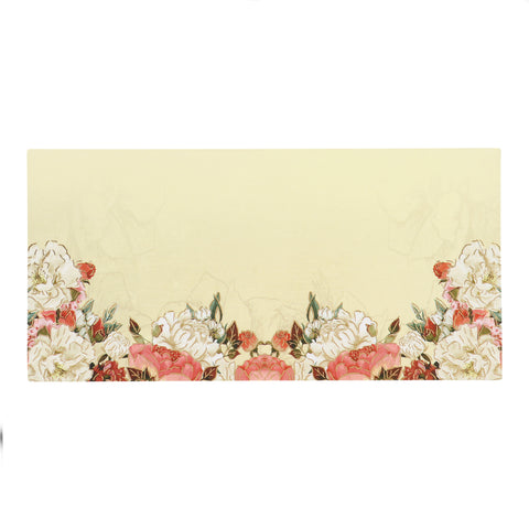 Premium Floral Design Shagun Envelopes - Cream