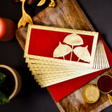 Embossed Umbrella Premium Shagun Envelopes - Multicolor