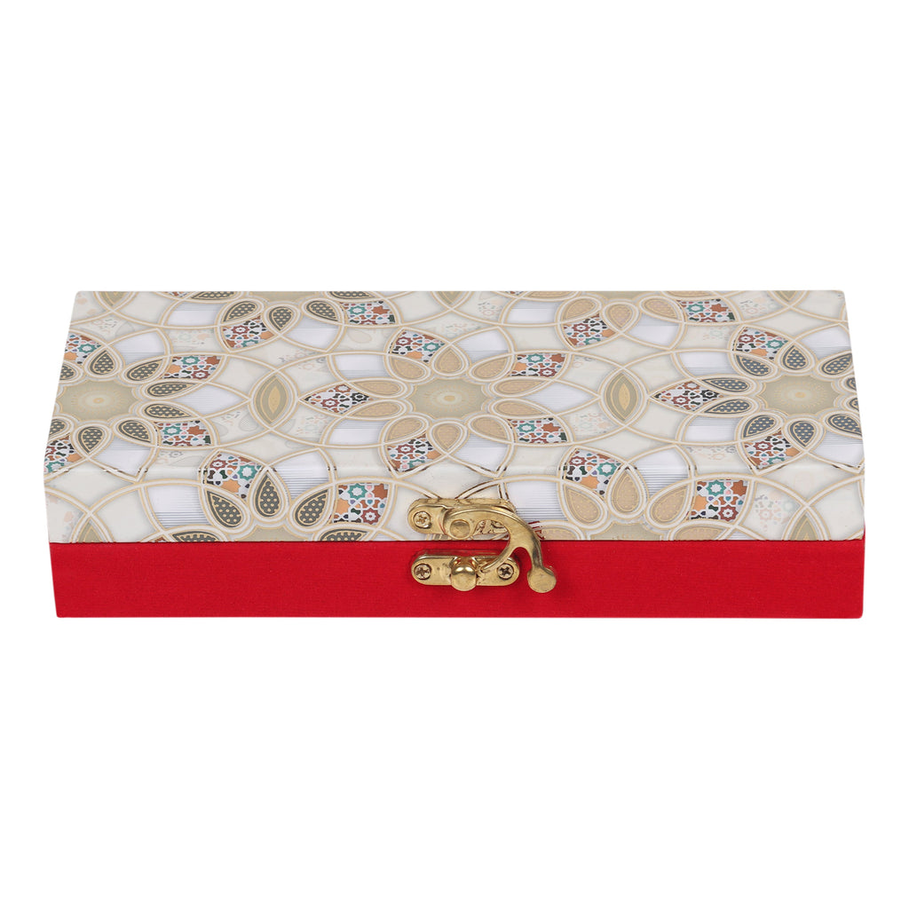 Circle pattern Thermal Laminated Cash Box for Gifting - Multicolor