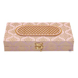 laser cut acrylic finish cash box for Gifting pink