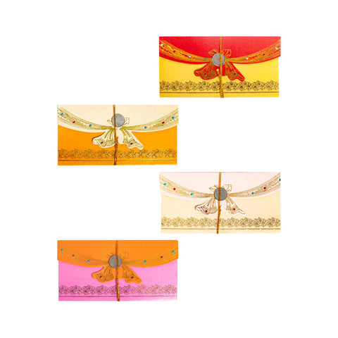 Royal Knot Design Premium Shagun Envelopes -Multicolor