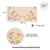 Bird peach matt laminated premium shagun envelopes multicolor