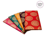 Rangoli Premium Satin Fabric Shagun Envelopes - Multicolor