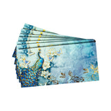 Peacock Laminated Premium Shagun Envelopes - Blue