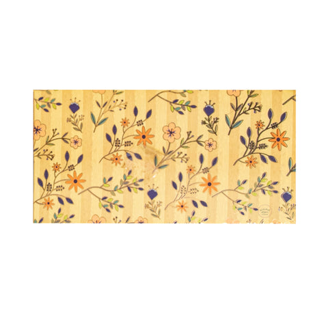 Floral and plant Pattern Premium Shagun Envelopes - Beige