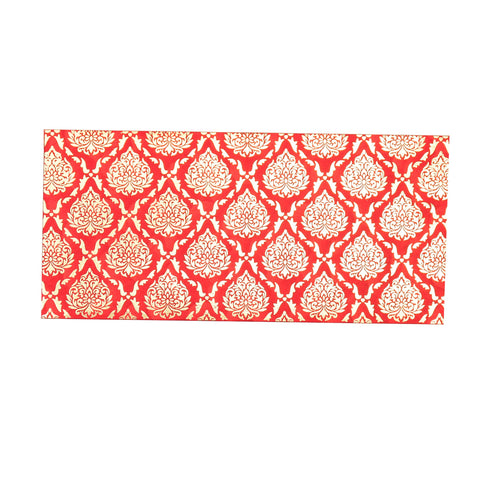 Embossed Umbrella Premium Shagun Envelopes - Red